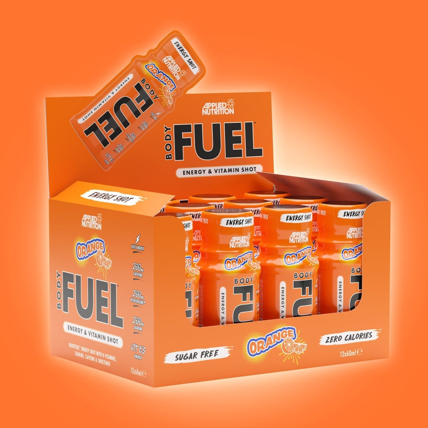 Applied Nutrition - Body Fuel energy shots - 12x60ml