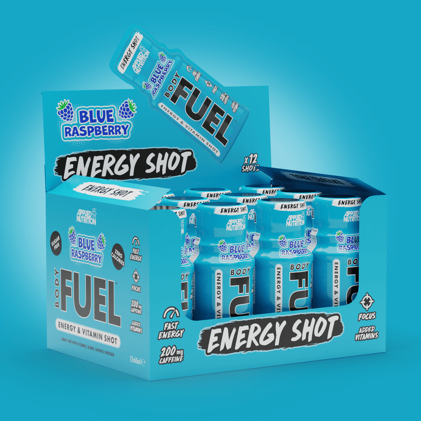 Applied Nutrition - Body Fuel energy shots - 12x60ml