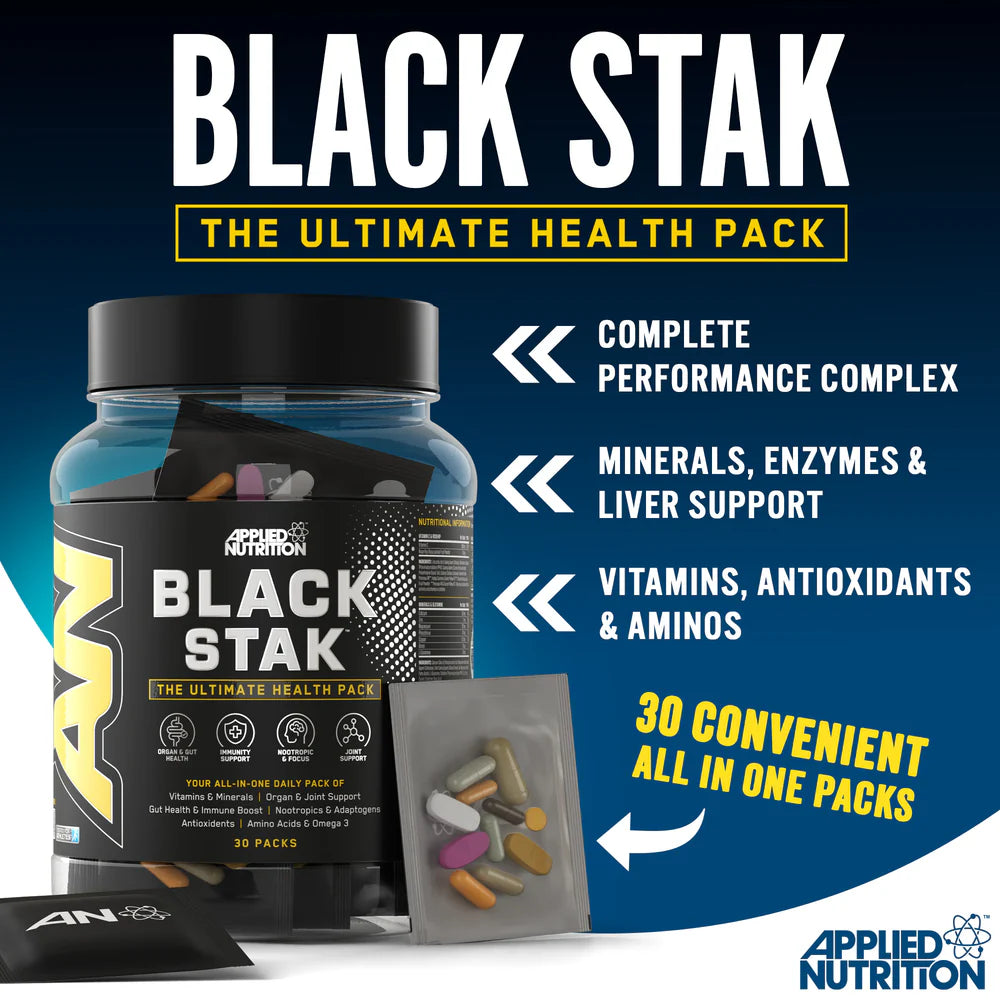 Applied Nutrition - Black Stak - 30 packs