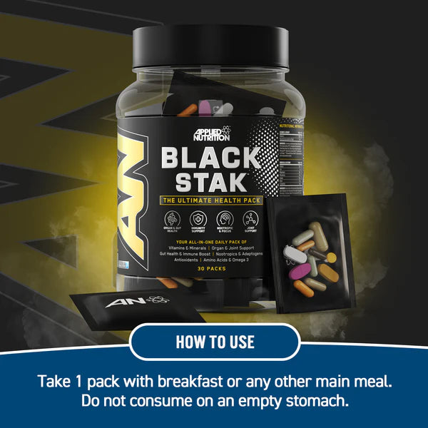Applied Nutrition - Black Stak - 30 packs