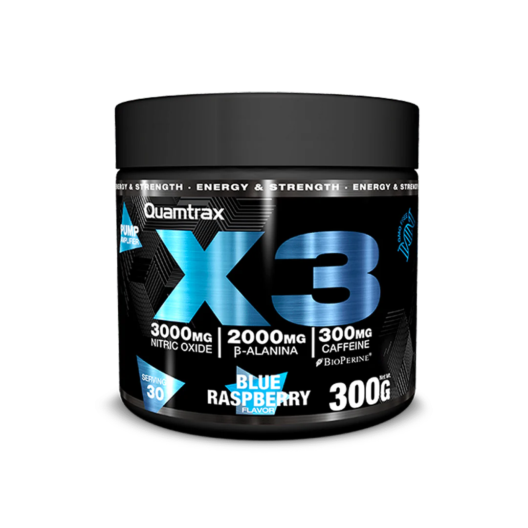 Quamtrax Nutrition - X3 Pre-Workout - 300g