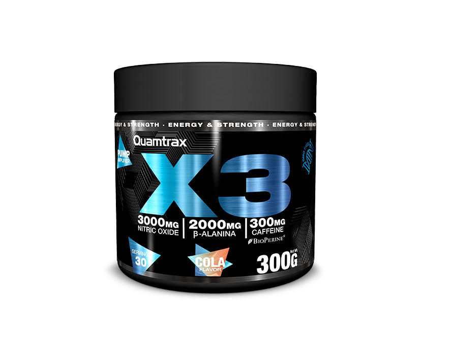 Quamtrax Nutrition - X3 Pre-Workout - 300g