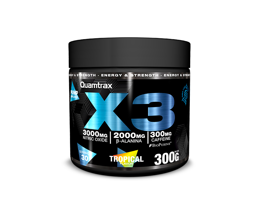 Quamtrax Nutrition - X3 Pre-Workout - 300g