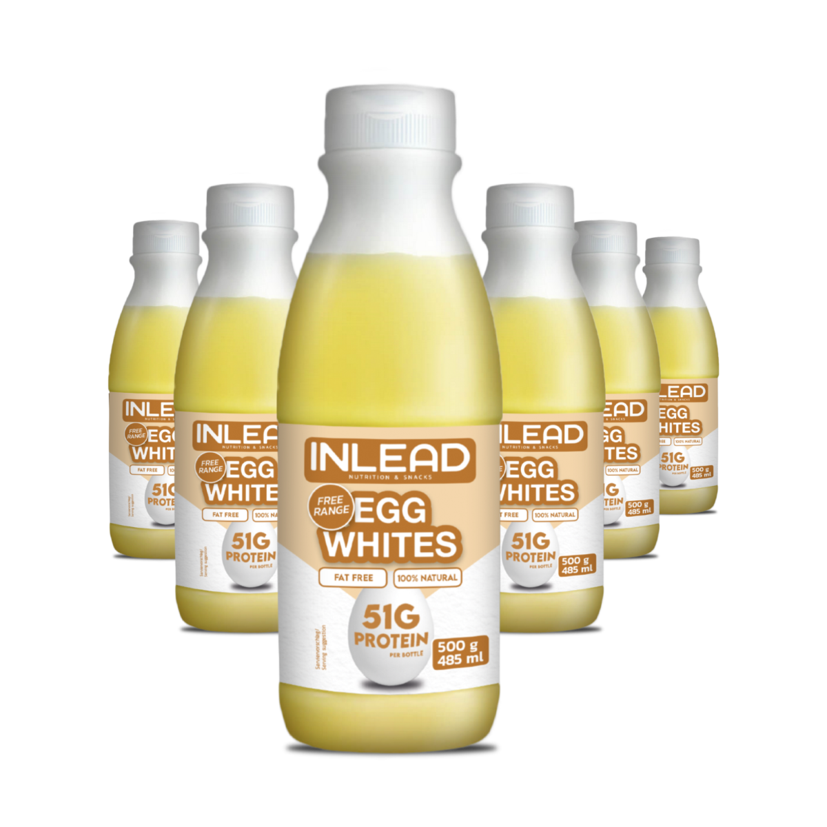 Inlead - Blancs d'œufs liquides - 6x500g