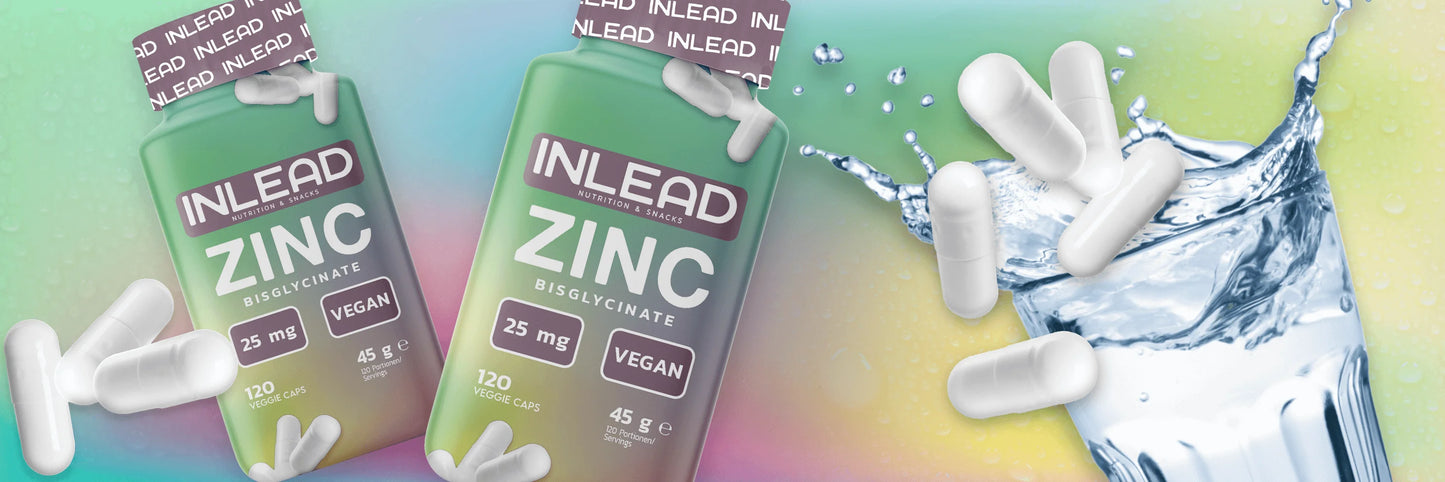 Inlead - Bisglycinate de zinc - 120 gélules