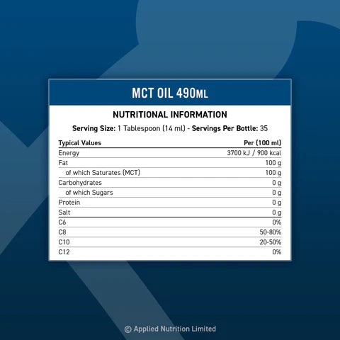 Applied Nutrition - MCT Oil - 490ML