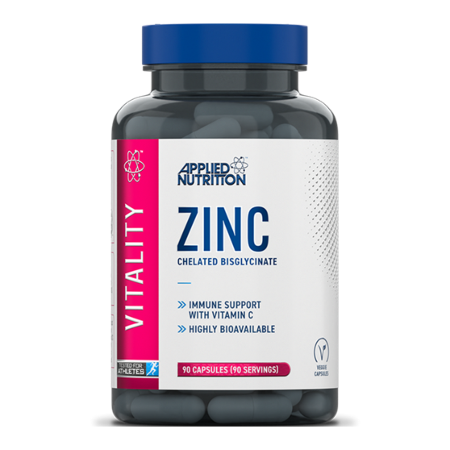 Applied Nutrition - Zinc - Chelated Bisglycinate - 90 caps
