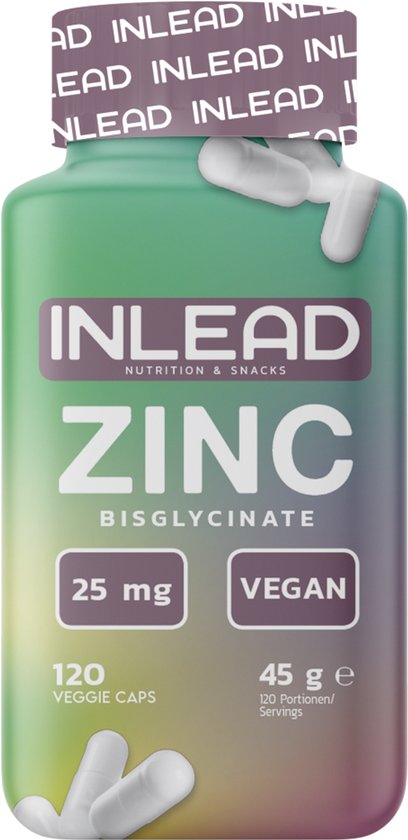 Inlead - Bisglycinate de zinc - 120 gélules