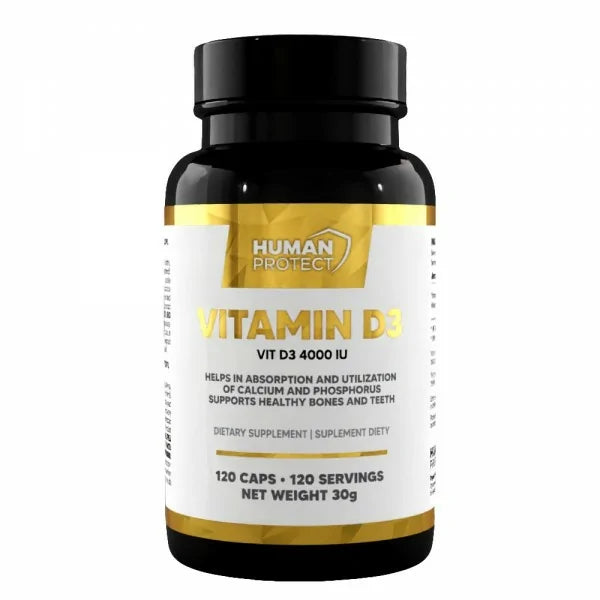 Human Protect - Vitamin D3 4000 IU - 120 caps