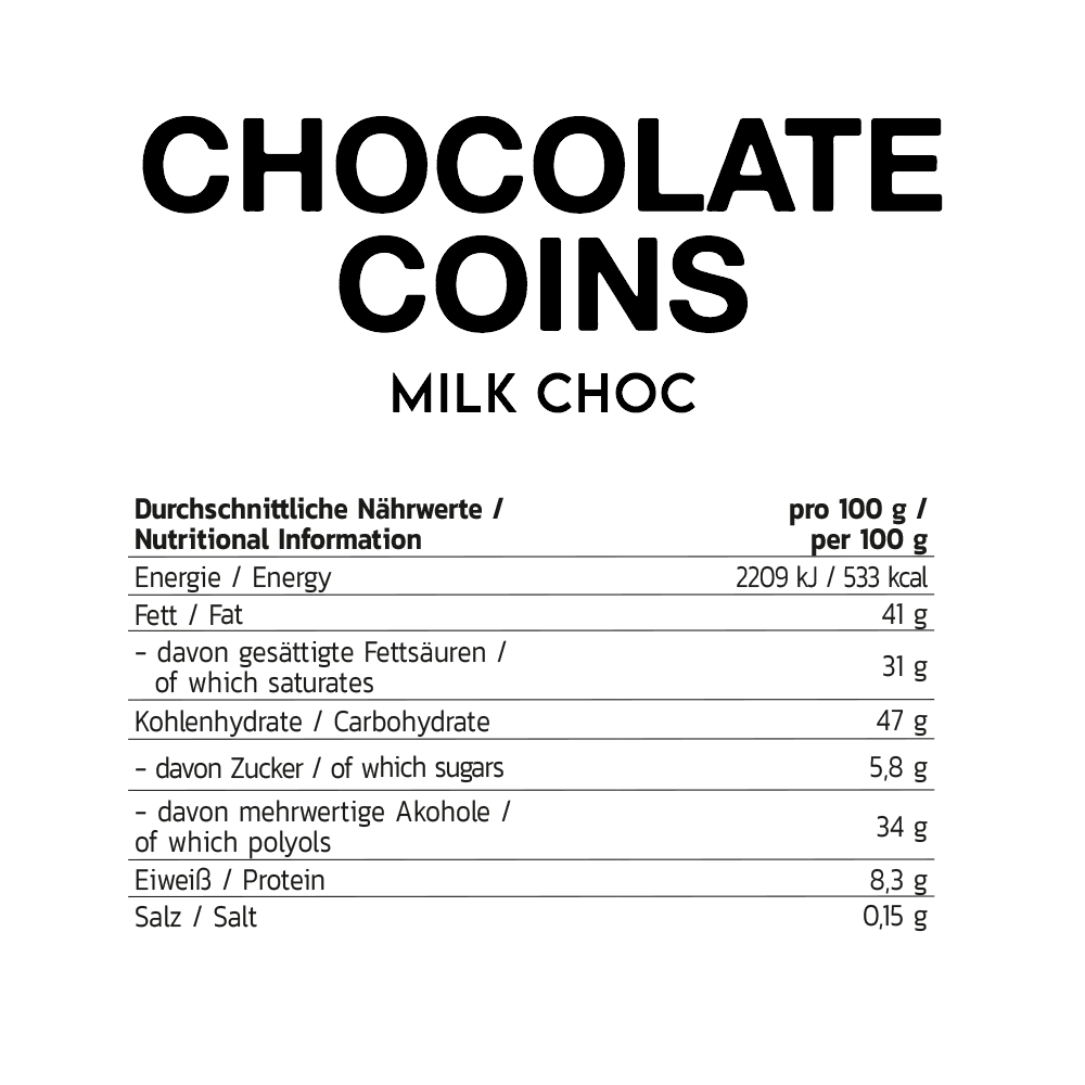 Inlead - Pièces en chocolat - 150g