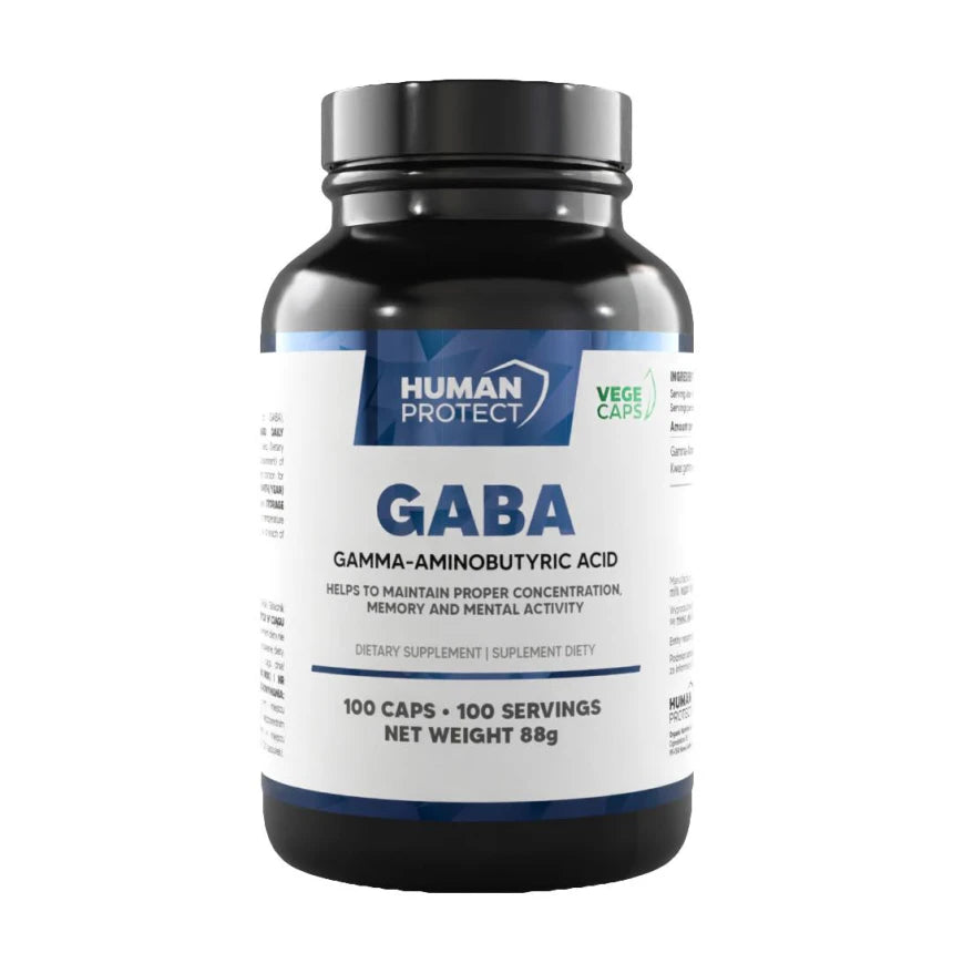 Human Protect - GABA 750mg - 100 Kapseln
